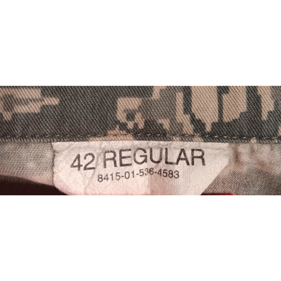 US Military Cargo Jacket 42R Tiger Camo BDU Combat Tactical Air Force Field Coat - Picture 8 of 10